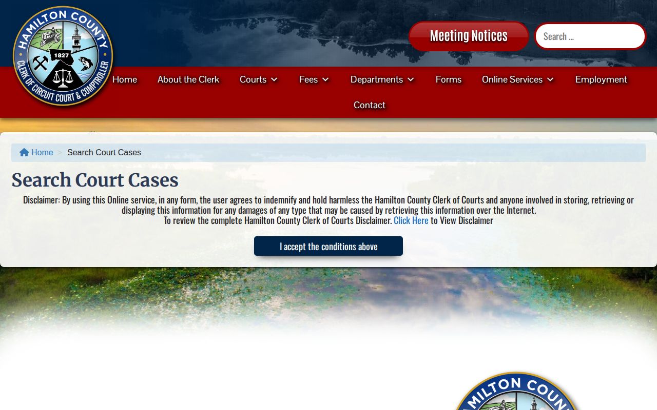 Hamilton County arrest court case search